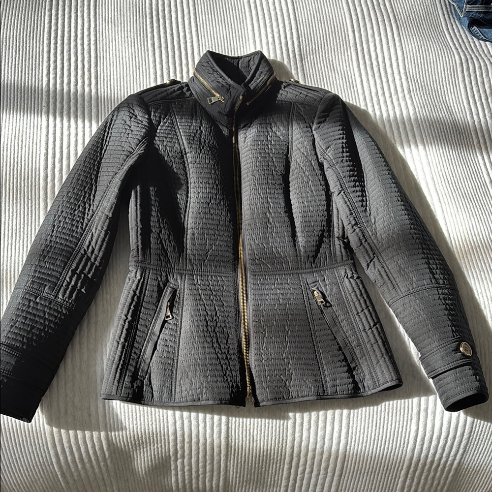 Burberry Quilted Jacket navy